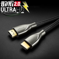 Cáp HDMI 2.0 Dài 3M Carbon Ugreen 50109 Hỗ Trợ 3D 4K60Hz