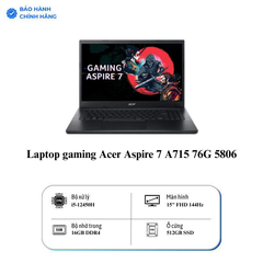 Laptop gaming Acer Aspire 7 A715 76G 5806