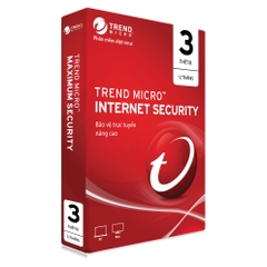 Phần Mềm Diệt Virus Trend Micro Internet Security Bản Quyền 3PC12T