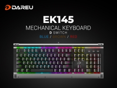 Bàn phím cơ Gaming DAREU EK145 104KEY (MULTI LED Red D switch)