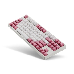 Bàn Phím Cơ Dare-U EK87 White Pink Led Gaming Red Switch (Hồng Trắng)