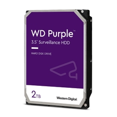 Ổ CỨNG HDD WESTERN DIGITAL 2TB PURPLE (WD23PURZ) (64MB CACHE/3.5 INCH/ SATA3)