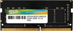 Ram Laptop Silicon 4Gb SP004GBSFU266X02 (DDR4/ 2666 Mhz/ Non-ECC)
