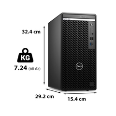 Máy tính để bàn Dell OptiPlex 5000 Tower (70295808)/ Intel Core i5-12500 ( up to 4.6GHz, 18MB)/ RAM 4GB/ 256GB SSD/ DVDRW/ Intel UHD Graphics 770/ K&M/ Ubuntu/ 3Yrs