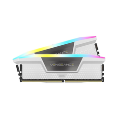 RAM DESKTOP CORSAIR VENGEANCE RGB WHITE HEATSPREADER (CMH32GX5M2B5600C40W) 32GB (2X16GB) DDR5 5600MHZ