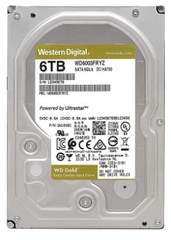HDD Western Digital 6TB WD Gold - 7200 RPM Class, SATA 6 Gb/s, 256 MB Cache, 3.5