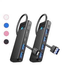 Bộ chia/ Hub Type C ra 4 cổng USB 3.0 Orico PAPW3AT-C3