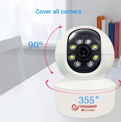 Camera Xoay hồng ngoại IP  YS2031 3.0Megapixels anten chìm,âm thanh 2 chiều . 8 led hồng ngoại+sáng