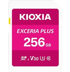 Thẻ nhớ SD 256GB EXCERIA PLUS CL10 UHS-I U3 V30 4K A1 đọc 100mb/s, ghi 85mb/s, w adapter (Hồng)