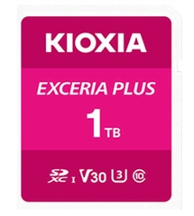 Thẻ nhớ SD 1TB EXCERIA PLUS CL10 UHS-I U3 V30 4K A1 đọc 100mb/s, ghi 85mb/s, w adapter (Hồng)