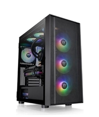 Case Thermaltake H570 TG ARGB Black/Snow Sẵn 3 Fan Led