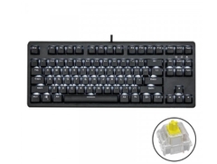 Bàn phím cơ E-DRA EK387 Gateron Yellow Switch/TKL/LED White/ABS