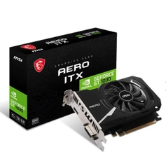 ard màn hình VGA MSI GeForce GT 1030 AERO ITX 4GD4 OC (4GD4, 64-bit, DVI+HDMI)