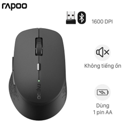 Chuột vi tính quang không dây Rapoo M300 silent