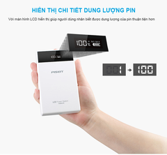 SẠC DỰ PHÒNG PISEN LCD POWER STATION III 10000mah - TS-D186