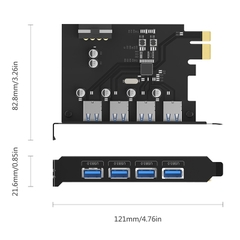 Card mở rộng 4 cổng USB 3.0 Orico PME-4U