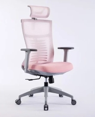 Ghế công thái học ergonomic WARRIOR Hero series (WEC502 Pink & Gray)