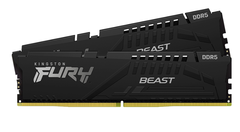 Ram PC Kingston Fury Beast Black 32GB 5200MHz DDR5 (2x16GB) KF552C40BBK2-32