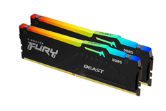 Ram PC Kingston Fury Beast RGB 32GB 5200MHz DDR5 (2x16GB) KF552C40BBAK2-32