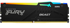 Kingston Technology Fury Beast RGB 32GB (2x16GB) 5600MT/s DDR5 CL36 Desktop Memory KF556C36BBEAK2-32