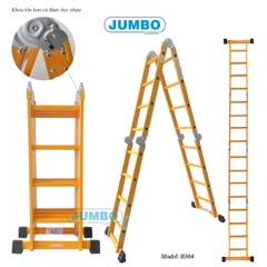 Thang nhôm gấp 4 đoạn JUMBO B304