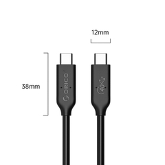 Cáp Data USB 4.0 Orico U4C05-BK-BP