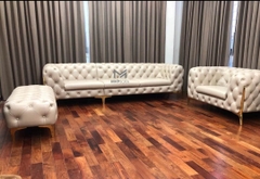 Sofa tân cổ điển Louis da nhập khẩu