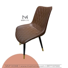 Ghế ăn loft trám da