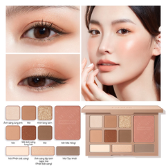 Carslan Bảng Mắt 10 Ô Silky Twinkle Comprehensive Palette