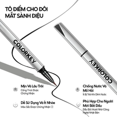 Colorkey Bút Kẻ Mắt Floating Color Liquid Eyeliner N01  D/C