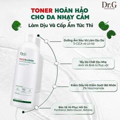 Dr.G Nước Hoa Hồng R.E.D Blemish Clear Soothing Toner Mini - 30ml