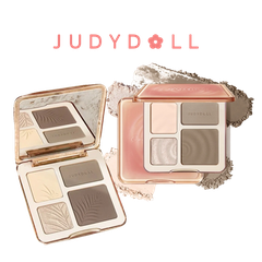 JUDYDOLL Phấn Má và Phấn Bắt Sáng 4 ô Blush&Highight