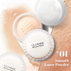 Cezanne Phấn Phủ Dạng Bột Siêu Mịn Soft Loose Powder