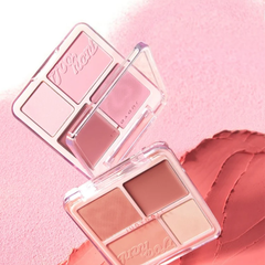 JUDYDOLL Phấn Má và Phấn Bắt Sáng 4 ô Blush&Highight