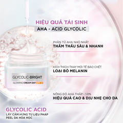 L'Oréal Paris Kem Dưỡng Glycolic-Bright Glowing Cream Day SPF 17+