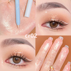 XIXI Bút Nhũ Bắt Sáng Lying Silkworm Pen