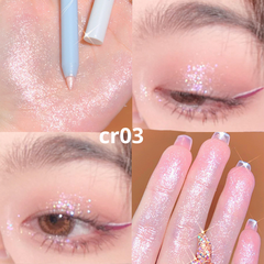 XIXI Bút Nhũ Bắt Sáng Lying Silkworm Pen