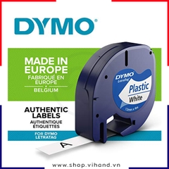 Cuộn nhãn dán Dymo (LT) nhựa Polyester dùng cho máy LetraTag