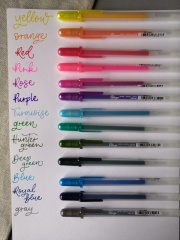 Bút bi Gel mực nổi 3D, bóng sáng để vẽ trang trí Sakura Gelly Roll Glaze - Ngòi 0.6mm