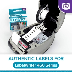 Cuộn tem nhãn dán Dymo (LW) giấy dùng cho máy in LabelWriter