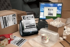 Cuộn tem nhãn dán Dymo (LW) giấy dùng cho máy in LabelWriter