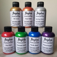 Màu vẽ da, vải Angelus Leather Paint Pearlescent 118ml (4Oz)