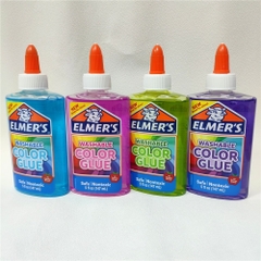 Keo dán trong suốt Elmer’s Washable Color Glue 147ml
