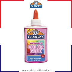 Keo dán trong suốt Elmer’s Washable Color Glue 147ml