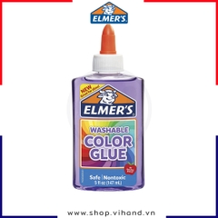 Keo dán trong suốt Elmer’s Washable Color Glue 147ml