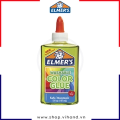 Keo dán trong suốt Elmer’s Washable Color Glue 147ml