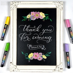 Bút sơn phấn viết bảng Marvy Uchida Bistro Chalk Marker #482 - Ngòi 1.2mm