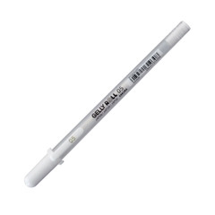 Bút bi Gel đi nét line màu trắng size 05, 08, 10 Sakura Gelly Roll - White