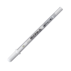 Bút bi Gel đi nét line màu trắng size 05, 08, 10 Sakura Gelly Roll - White