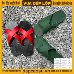 Dép cao su 2 quai chéo quai nhỏ nhiều màu sắc